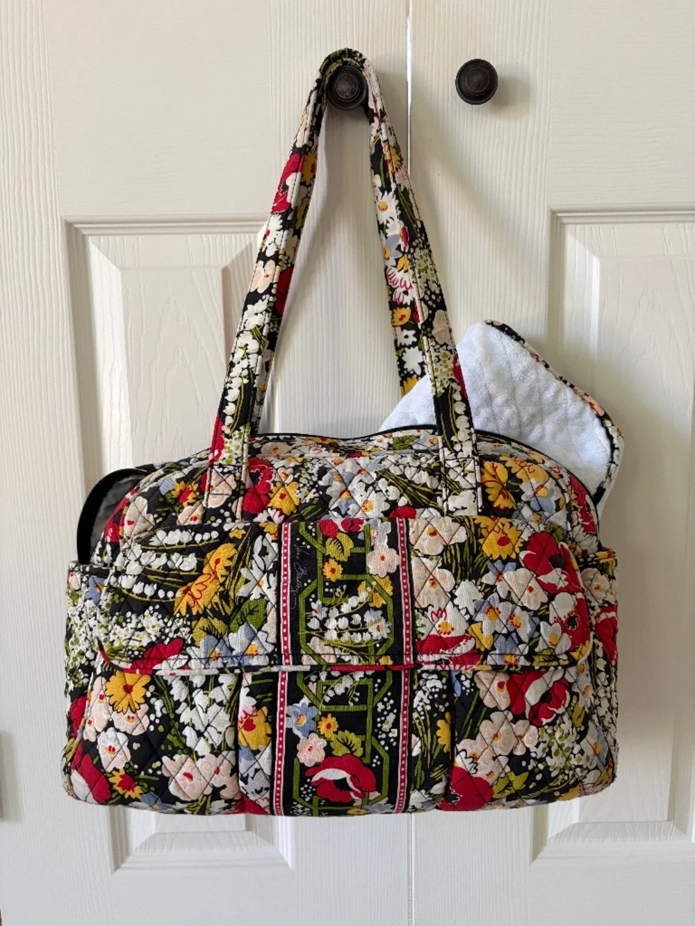 Vera Bradley diaper bag with changing pad